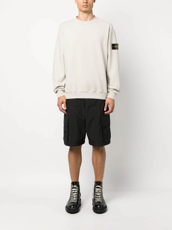Felpa con Bussola-Patch shop online: STONE ISLAND