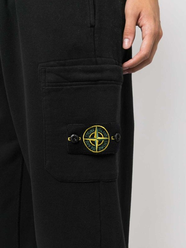 The Best Shops STONE ISLAND: スウェットパンツ - ショートパンツ - 黒