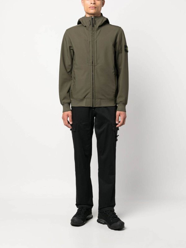 The Best Shops STONE ISLAND: casual jackets - Compass patch jacket