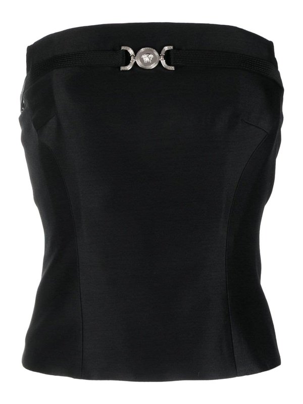 VERSACE: Tops und Tank Tops - Top - Schwarz
