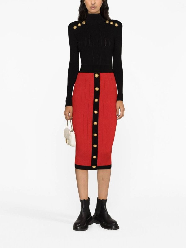 Balmain midi discount skirt