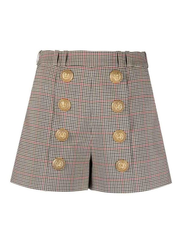 Balmain: Hosen Shorts - Shorts - Beige