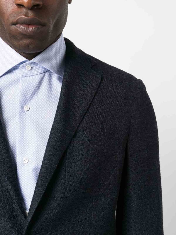 CORNELIANI buy online Textured Navy Blazer