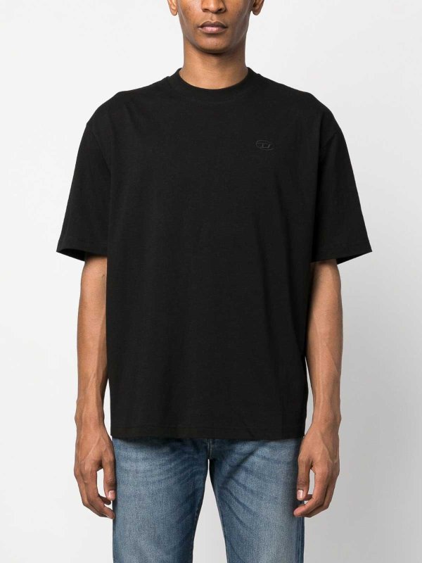 DIESEL buy online T-shirt con logo ricamato