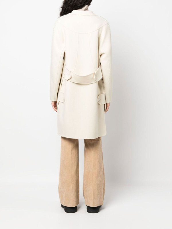 ERMANNO SCERVINO buy online Kurzer Mantel - Beige