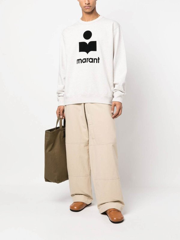 The Best Shops ISABEL MARANT: Sweatshirts & Sweaters - Logo Patch Sweatshirt
