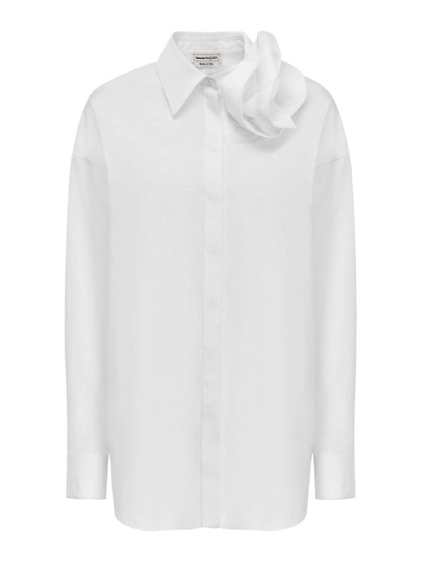 ALEXANDER MCQUEEN: Camisas - Camisa - Blanco
