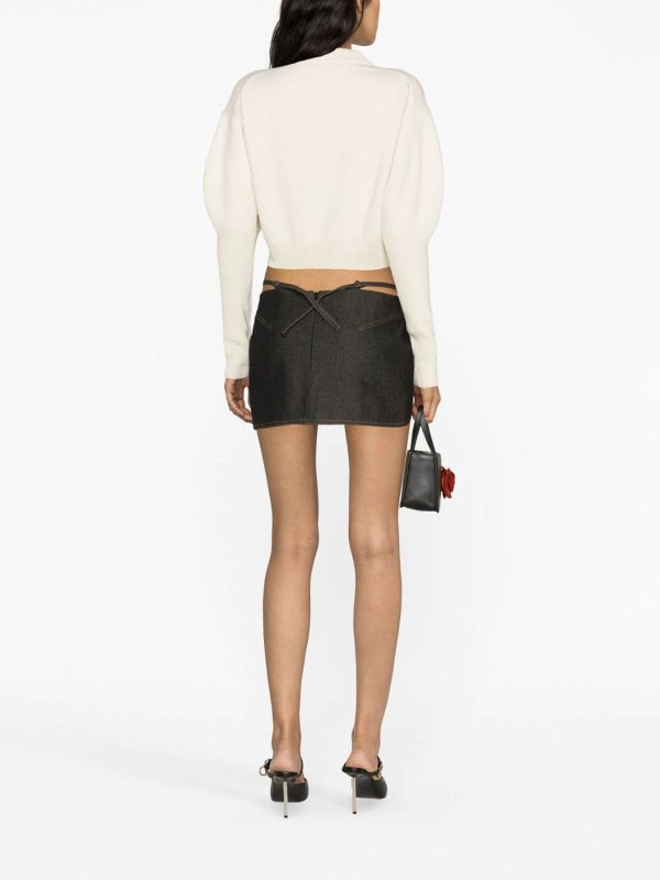 Maglione Cropped In Lana-Cashmere shop online: ALEXANDER MCQUEEN