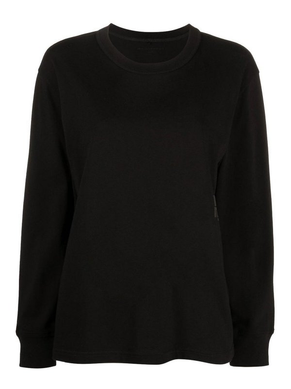 ALEXANDER WANG: crew necks - Logo-patch sweatshirt