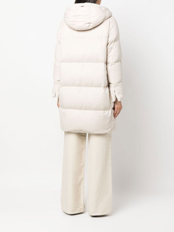 The Best Shops HERNO: short coats - Shearling-lined puffer coat