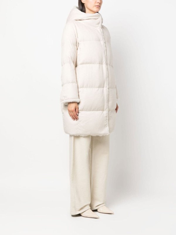HERNO buy online Shearling-lined puffer coat