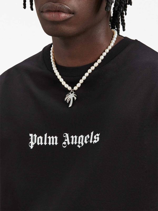 Palm Angels: クルーネック online - クルーネック - 白