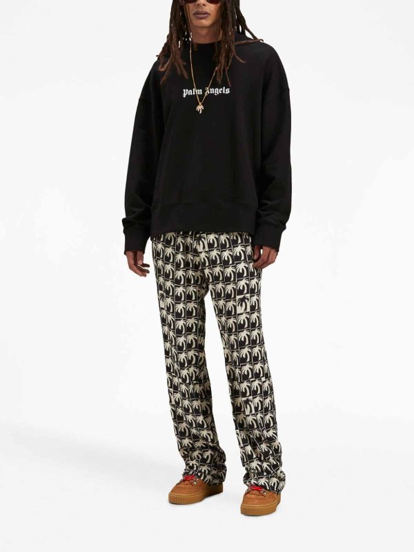 クルーネック - 白 shop online: Palm Angels