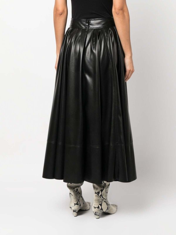 Philosophy di Lorenzo Serafini: Knee length skirts & Midi online - Black coated skirt