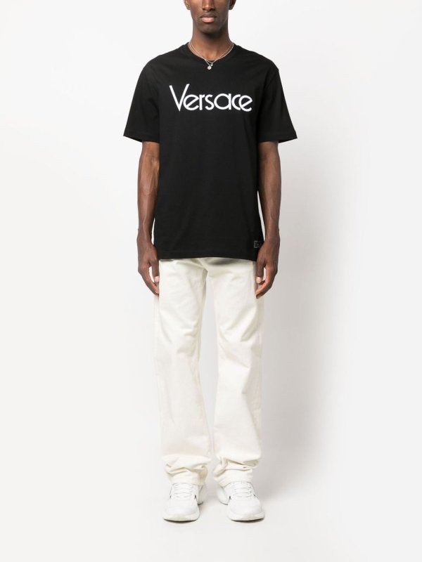 VERSACE buy online クルーネック - 黒