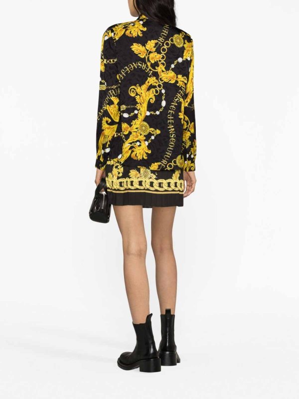 Versace Jeans Couture: ブーツカットジーンズ online - ブーツカットジーンズ - 黒