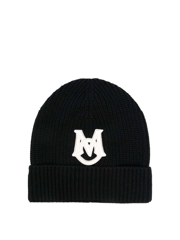 MONCLER: Mützen - Mütze - Schwarz