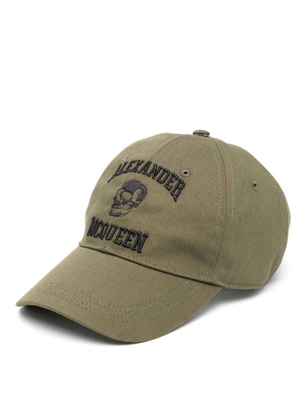 ALEXANDER MCQUEEN: hats & caps - Embroidered-logo baseball cap