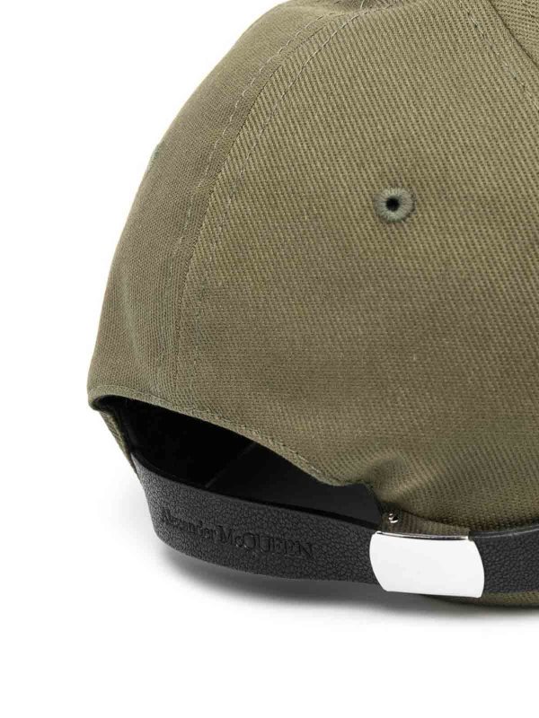 ALEXANDER MCQUEEN: hats & caps online - Embroidered-logo baseball cap