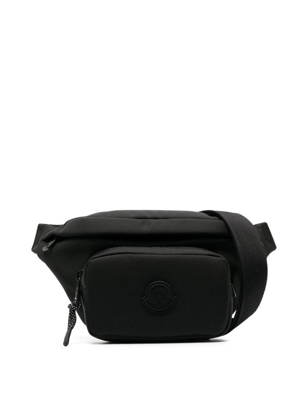 MONCLER: borse a tracolla - Marsupio con patch logo