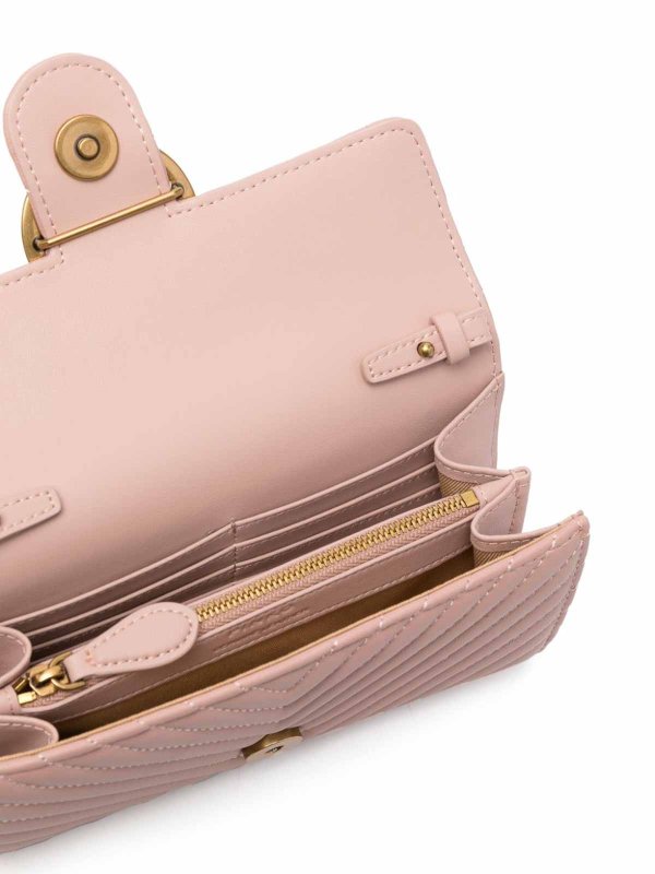 Pinko buy online Borsa a tracolla Love One in pelle