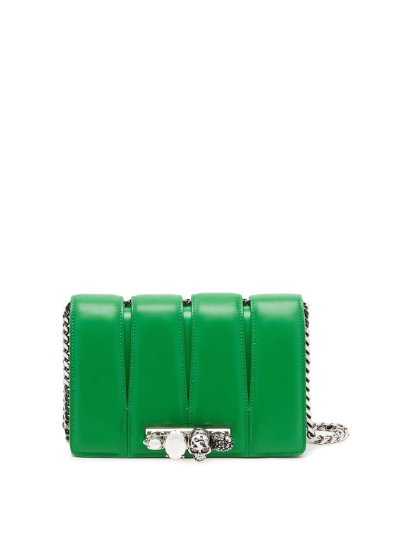 ALEXANDER MCQUEEN: クロスボディバッグ - クロスボディバッグ - 緑