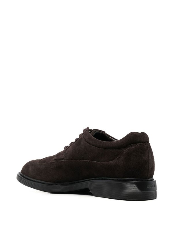 The Best Shops HOGAN: lace-ups shoes - Brown Suede Brogues
