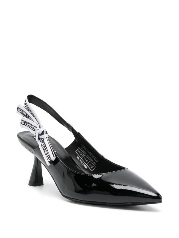 The Best Shops KARL LAGERFELD: court shoes - Logo-strap pumps