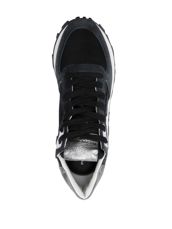 PHILIPPE MODEL: flat shoes online - Panelled Low-Top Sneakers