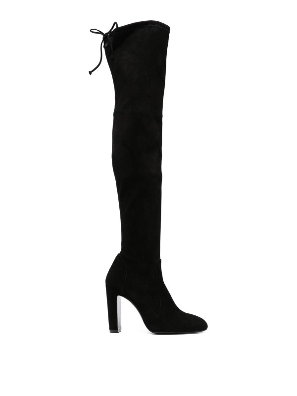 Stuart Weitzman: boots - Black above-knee boots.