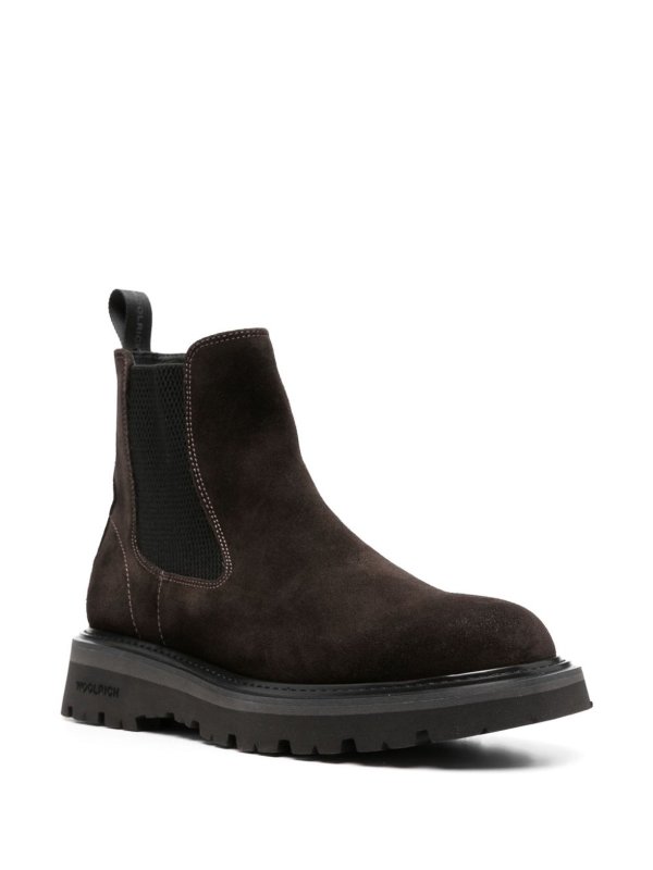 Suede Ankle Boots, Brown shop online: WOOLRICH