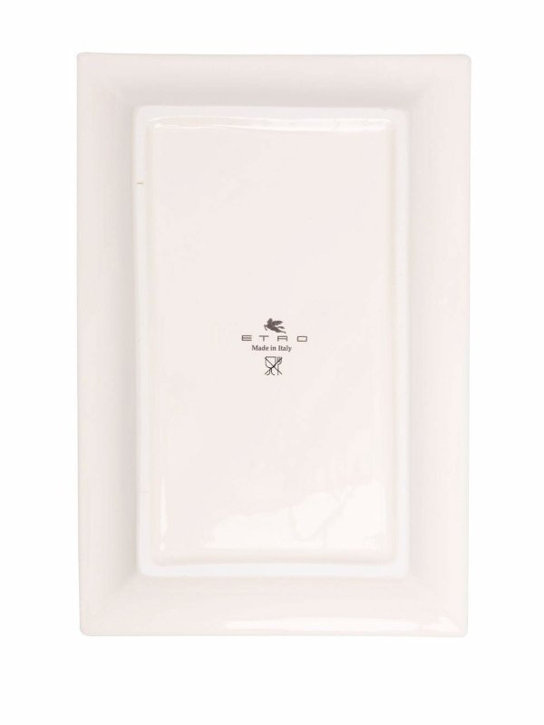 Ceramic monkey-print tray shop online: ETRO