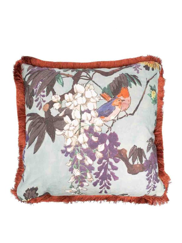 ETRO: homeware - Patterned jacquard cushion