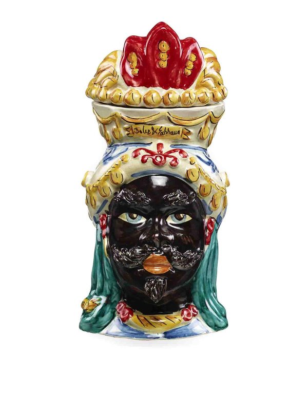 DOLCE & GABBANA: Maison - Coussin - Noir