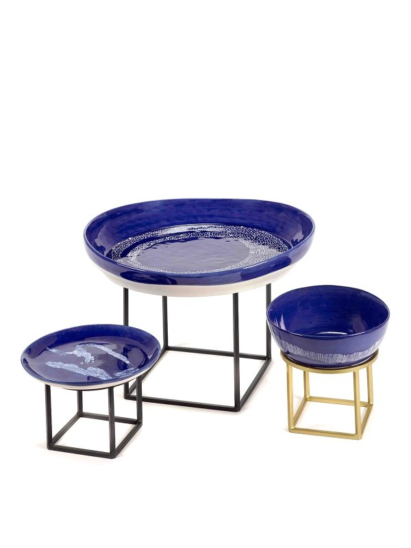 Black rack for plates shop online: SERAX