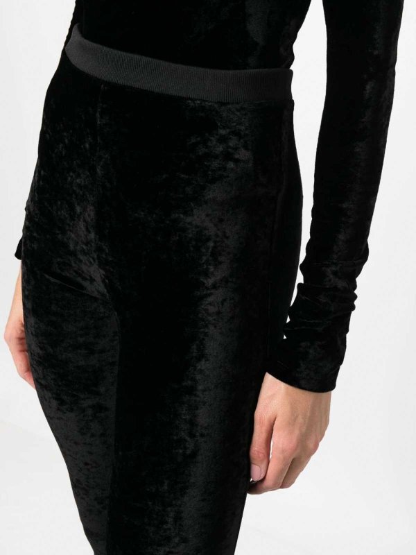 BALLY buy online Elasticated velvet bootcut trousers