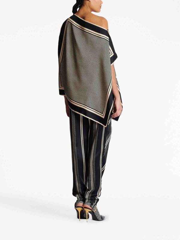 The Best Shops Balmain: Tops & Tank tops - Asymmetric cloth top