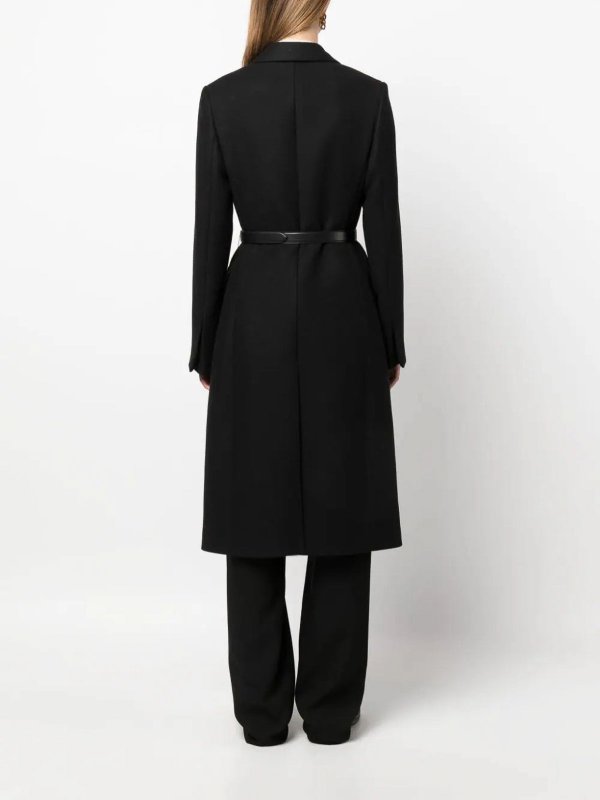 Single-breasted wool tailored coat shop online: BURBERRY