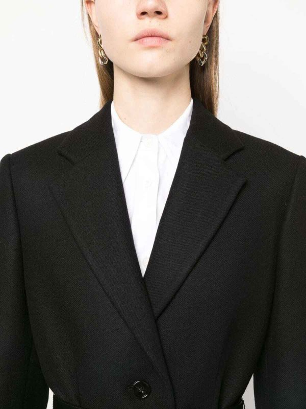 BURBERRY buy online Single-breasted wool tailored coat