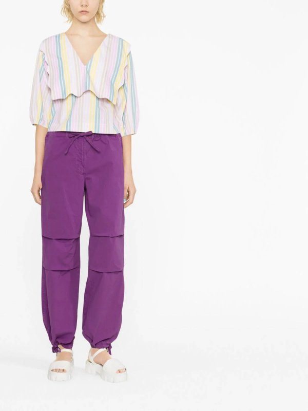 The Best Shops GANNI: casual trousers - Drawstring cargo pants