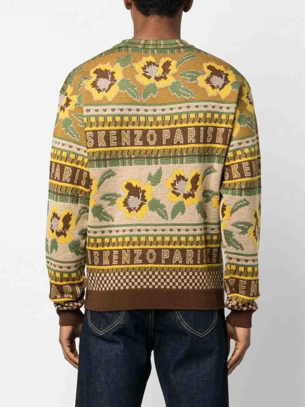 The Best Shops KENZO: crew necks - Fairisle jumper