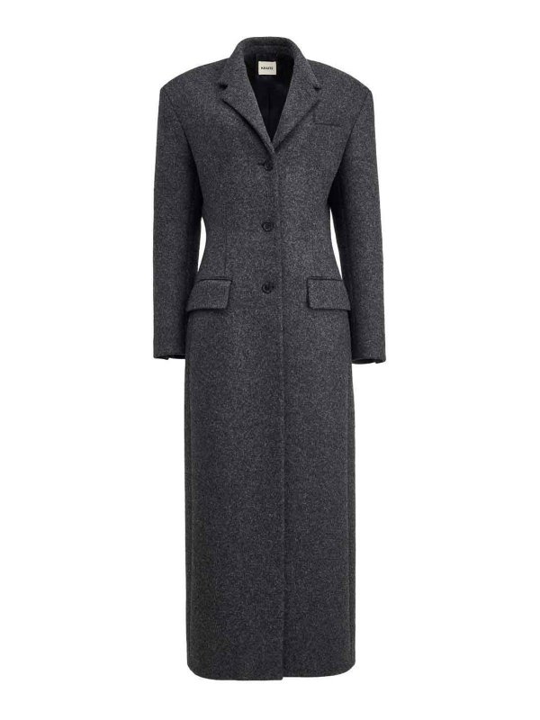 KHAITE: Abrigos largos - Abrigo Largo - Gris