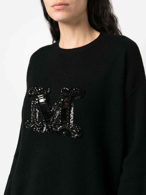 Max Mara buy online クルーネック - 黒