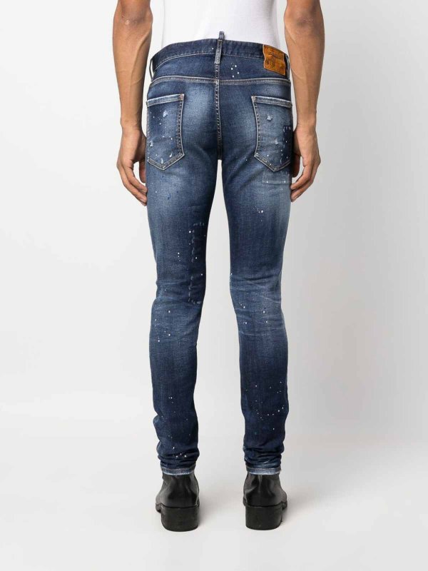 The Best Shops DSQUARED2: straight leg jeans - Dsquared2 trousers blue