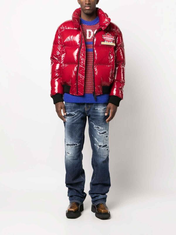 Daunenjacke - Rot shop online: DSQUARED2