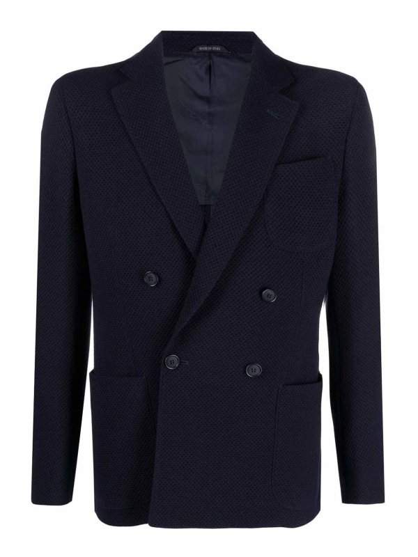 GIORGIO ARMANI: Blazer - Blazer - Blau