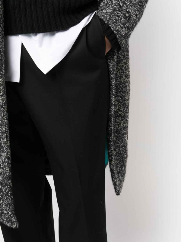 JIL SANDER: テーラードトラウザー online - テーラードパンツ - 黒