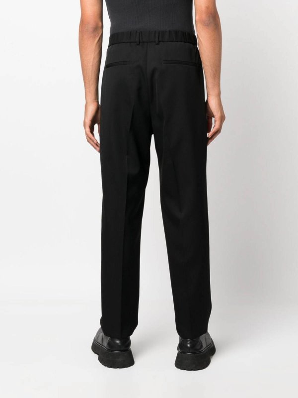 The Best Shops JIL SANDER: テーラードトラウザー - テーラードパンツ - 黒