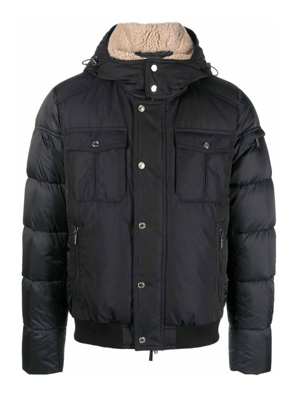 MOORER: ダウン・ハイテクジャケット - ダウンジャケット - ブルー