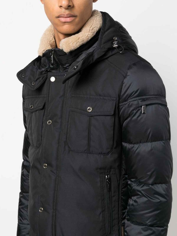 The Best Shops MOORER: ダウン・ハイテクジャケット - ダウンジャケット - ブルー